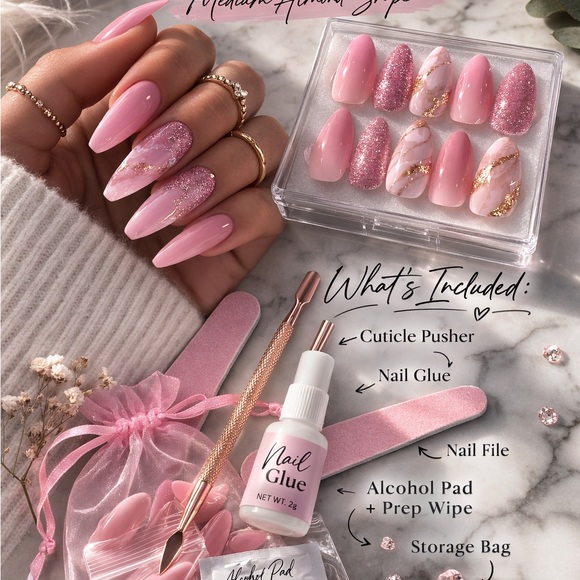 Other - Press-On Nails Set any designs any colors